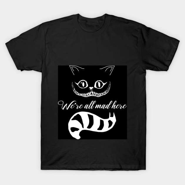 Cheshire cat T-Shirt by Teepiece91